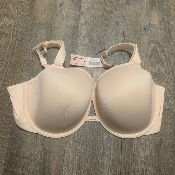 SHEFIT Unconventional T‎ Shirt Bra Size 18 44D Blush Pink #110017 NWT - Picture 1 of 3